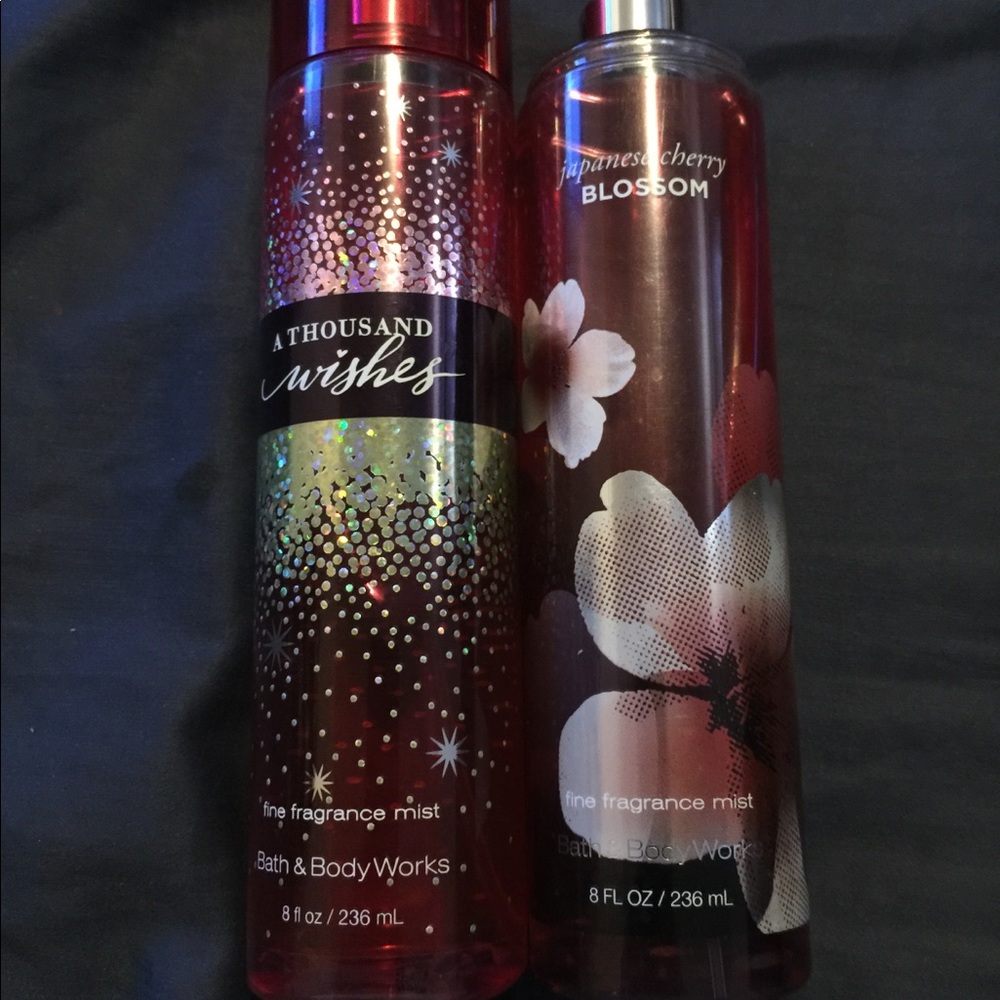 Bath and body works body mist bundle